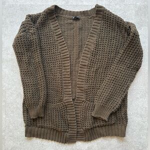 Chunky Knit Green Sweater